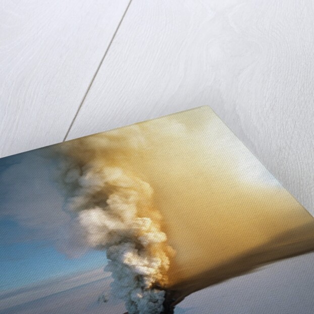 Eruption of Grimsfjall Volcano by Anonymous