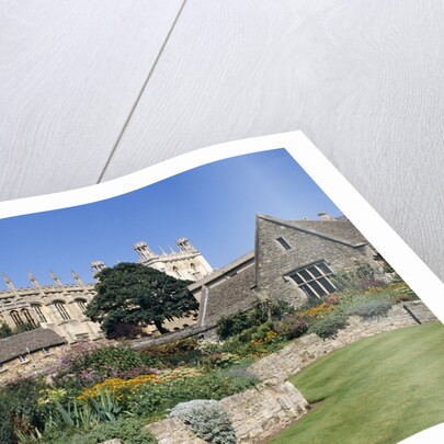 Garden at Christ Church College by Anonymous