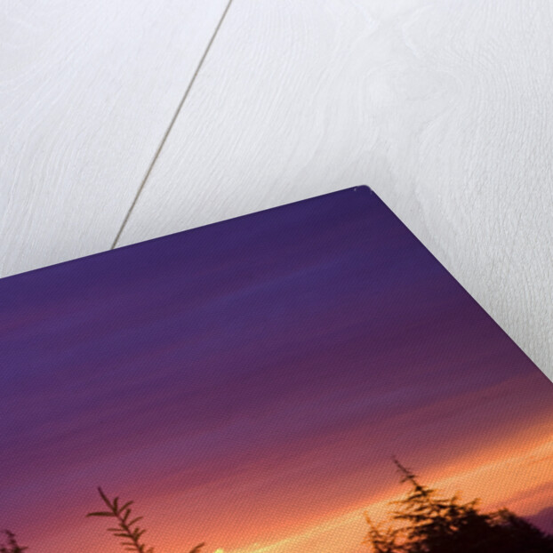 Sunset at Columbia River Gorge by Anonymous
