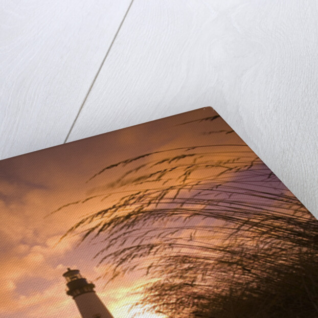 Yaquina Head Lighthouse at Sunset by Anonymous