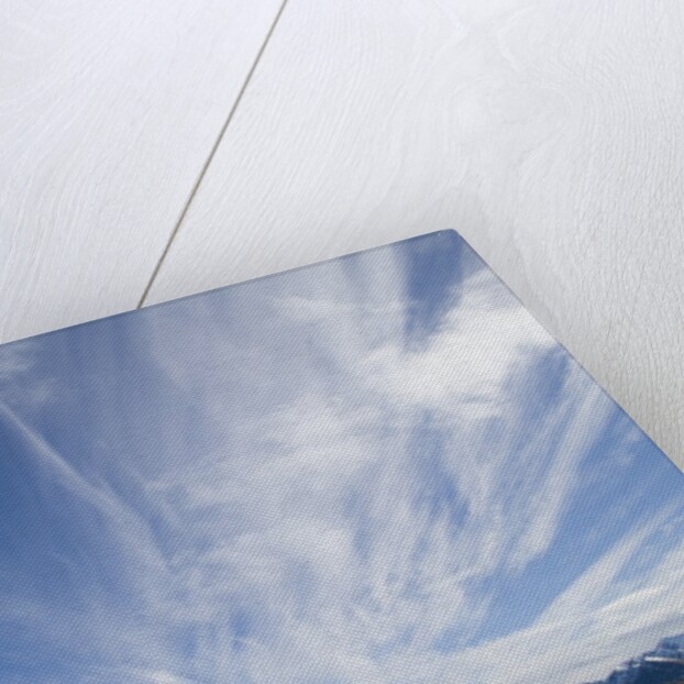 Cirrus Clouds Over Fjord in June by Anonymous