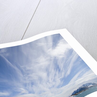 Cirrus Clouds Over Fjord in June by Anonymous
