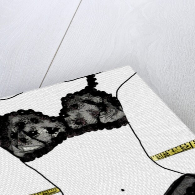 Woman Measuring Her Waist by Anonymous