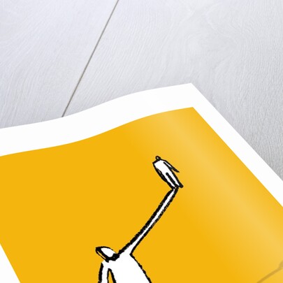 Person Balancing on Hand by Anonymous