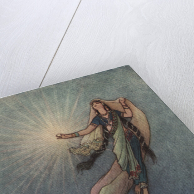 She Took Up the Jewel in Her Hand by Warwick Goble