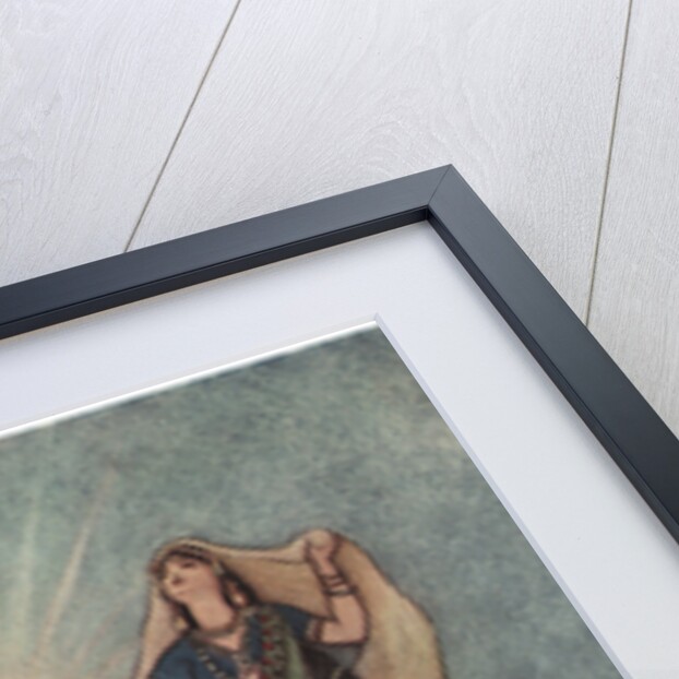 She Took Up the Jewel in Her Hand by Warwick Goble