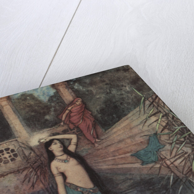 She Rushed Out of the Palace and Came to the Upper World by Warwick Goble