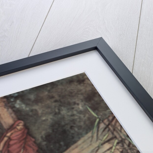 She Rushed Out of the Palace and Came to the Upper World by Warwick Goble