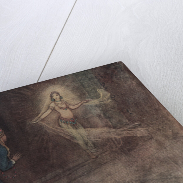 He Saw a Beautiful Woman Coming Out of the Palace by Warwick Goble