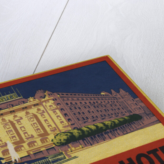 Madrid Palace Hotel Luggage Label by Anonymous