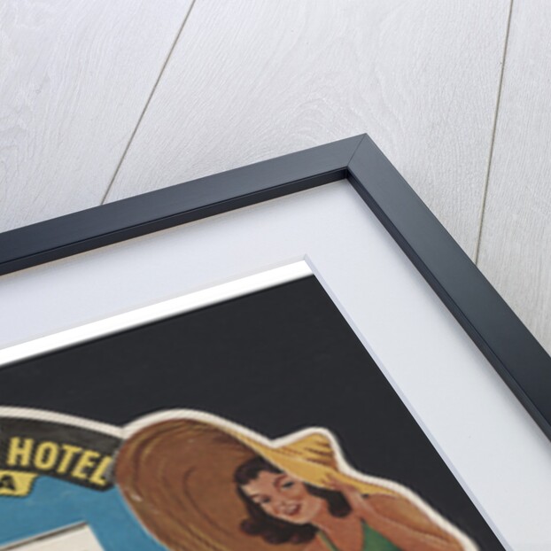 Nuevo Ostende Hotel Mar Del Plata Luggage Label by Anonymous