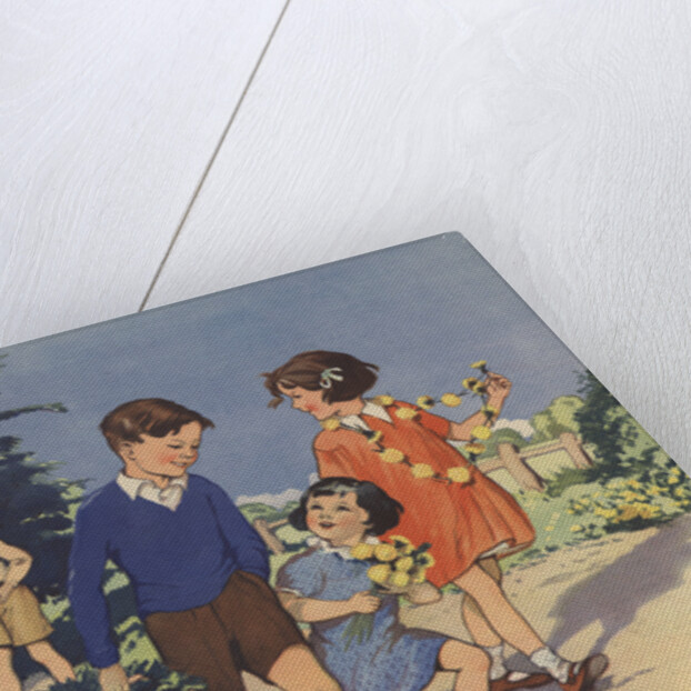 Dandelions Book Illustration by Anonymous