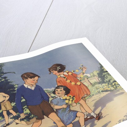 Dandelions Book Illustration by Anonymous