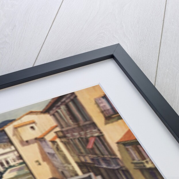 Illustration of Macaroni Drying in Italy by Norman Howard