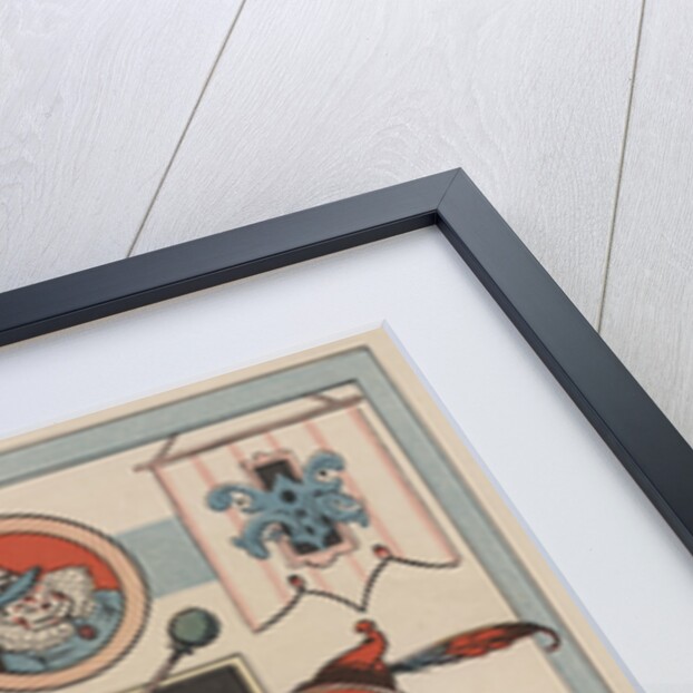 Illustration of a Circus Bear Playing a Drum by Constance White