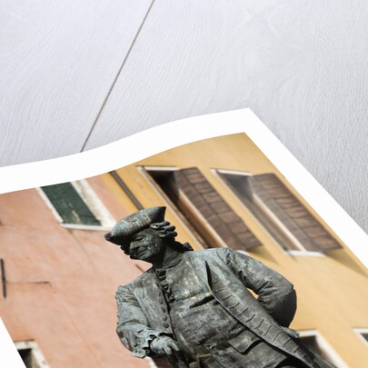 Bronze Statue of Carlo Goldoni in Square by Anonymous