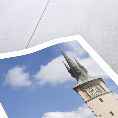 Cafe and Clock Tower by Anonymous