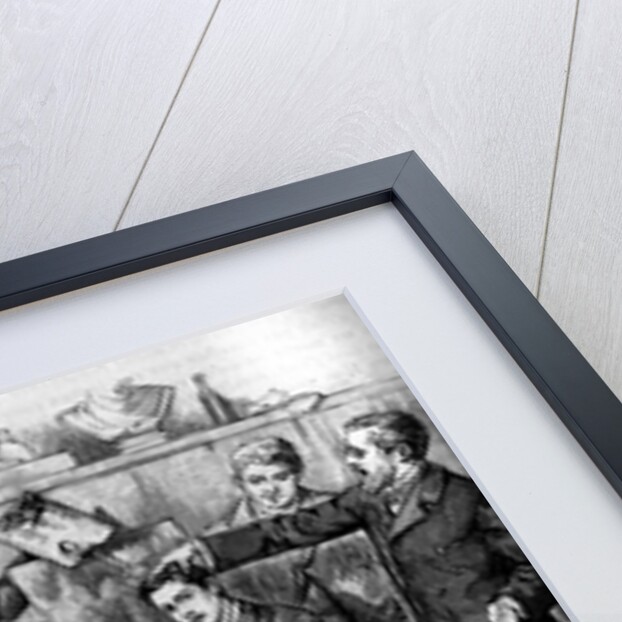 Illustration of a Demonstration of Phrenology by Anonymous