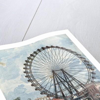 Illustration of a Ferris Wheel at the 1900 Paris Exposition by Anonymous