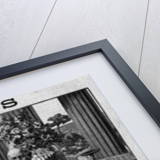 Illustration of Lucius Licinius Lucullus Ordering a Lavish Meal by Anonymous