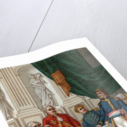 Illustration of Napoleon Bonaparte at the Signing of the Treaty of Amiens by Anonymous