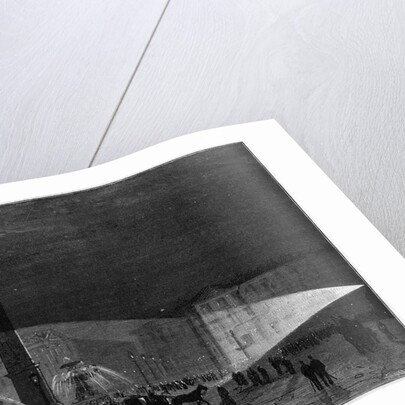 Illustration of the Debut of Electric Lighting in Place de la Concorde by Anonymous