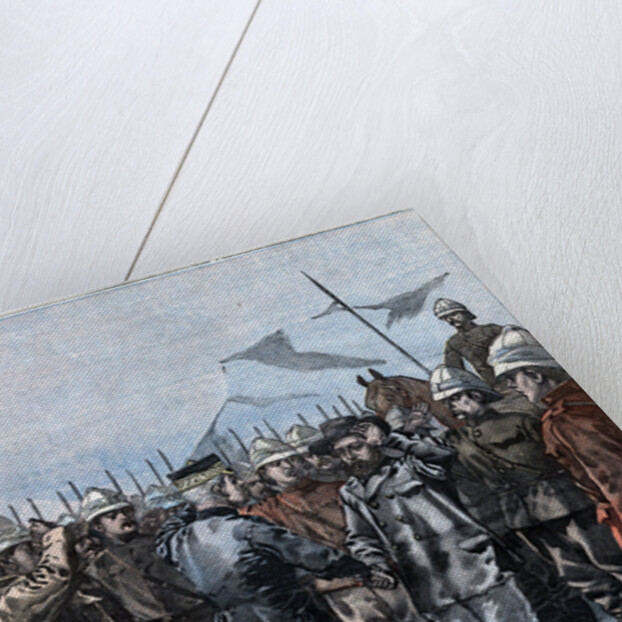 Illustration of the Surrender of General Cronje to Lord Roberts by Anonymous