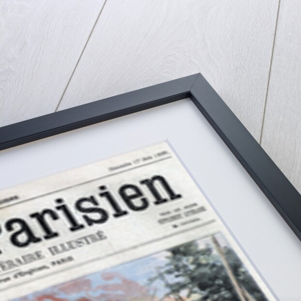 Illustration of Chinese Boxers Destroying Railroad Tracks by Anonymous