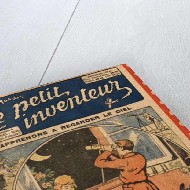 Illustration of Children Learning About Astronomy by Anonymous