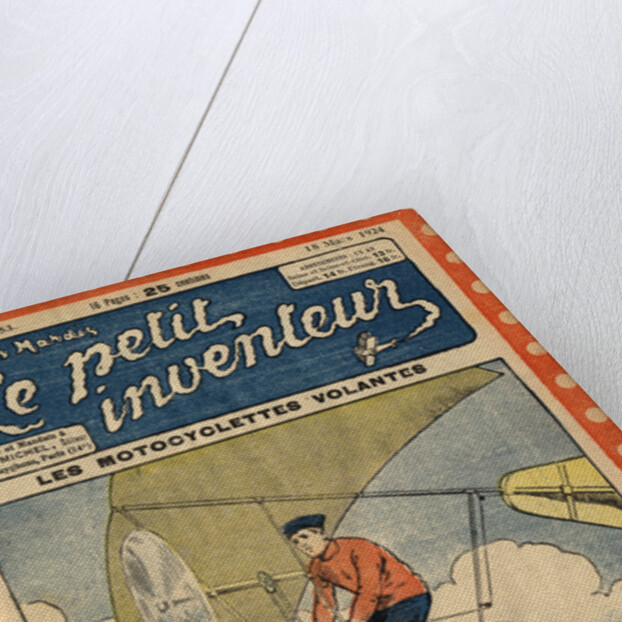 Illustration of a Flying Bicycle by Anonymous