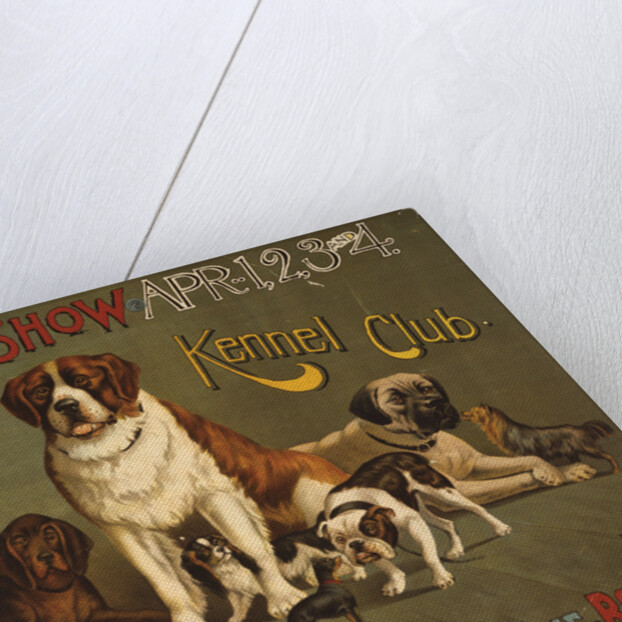 New England Kennel Club Bench Show Poster by Anonymous