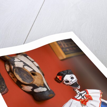 Day of the Dead Papier Mache Figurine by Anonymous