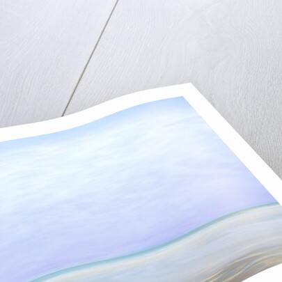 Surf Lapping Sandy Beach in Winter by Anonymous