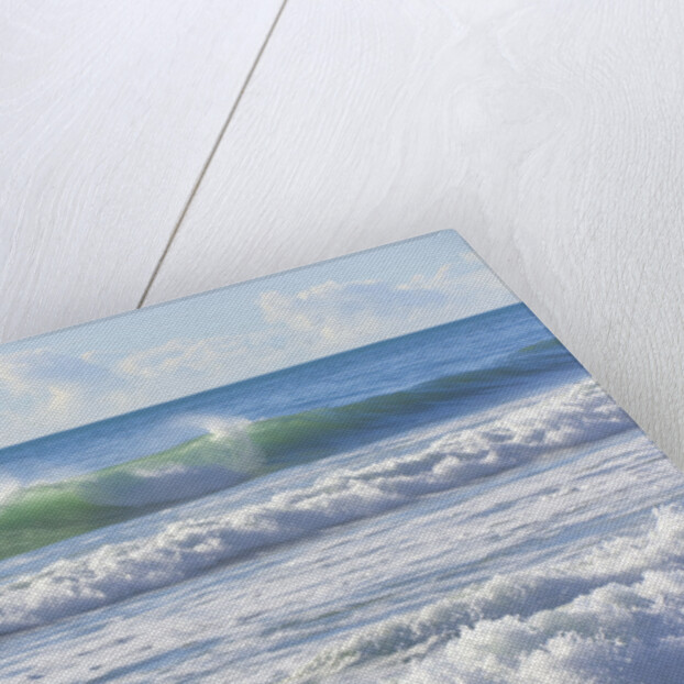 Tide Waves of Pacific Ocean Rolling Toward Shore by Anonymous