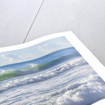 Tide Waves of Pacific Ocean Rolling Toward Shore by Anonymous