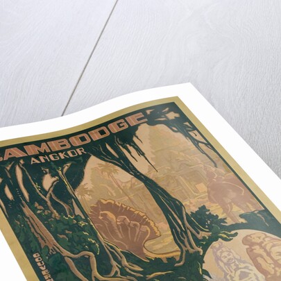Cambodge Angkor Poster by Jos Henri Ponchin
