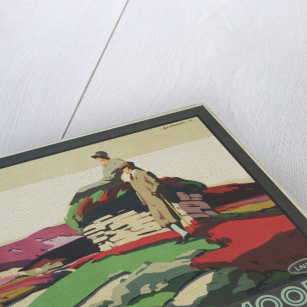 By L.N.E.R. to the Moors Poster by Tom Grainger