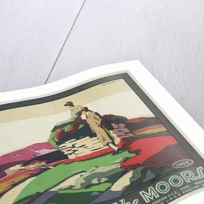 By L.N.E.R. to the Moors Poster by Tom Grainger