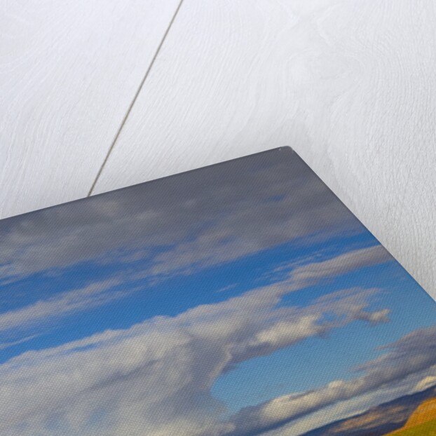 Clouds Over Buttes and Grassland by Anonymous