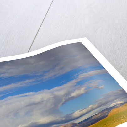 Clouds Over Buttes and Grassland by Anonymous