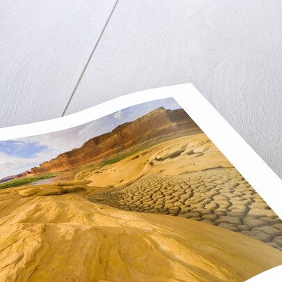 Sandstone Formation and Cracked Silt Deposits by Anonymous