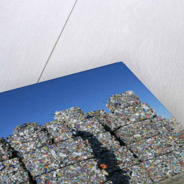 Stack of Bales at Recycling Center by Anonymous