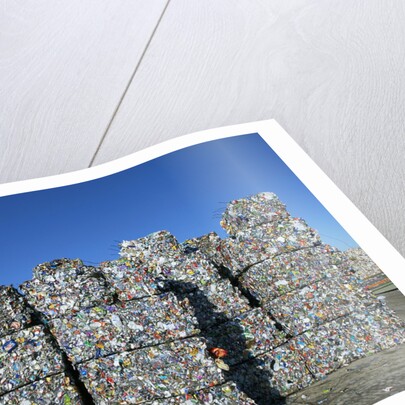 Stack of Bales at Recycling Center by Anonymous