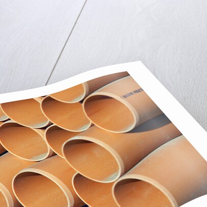 Stack of Drain Pipes by Anonymous