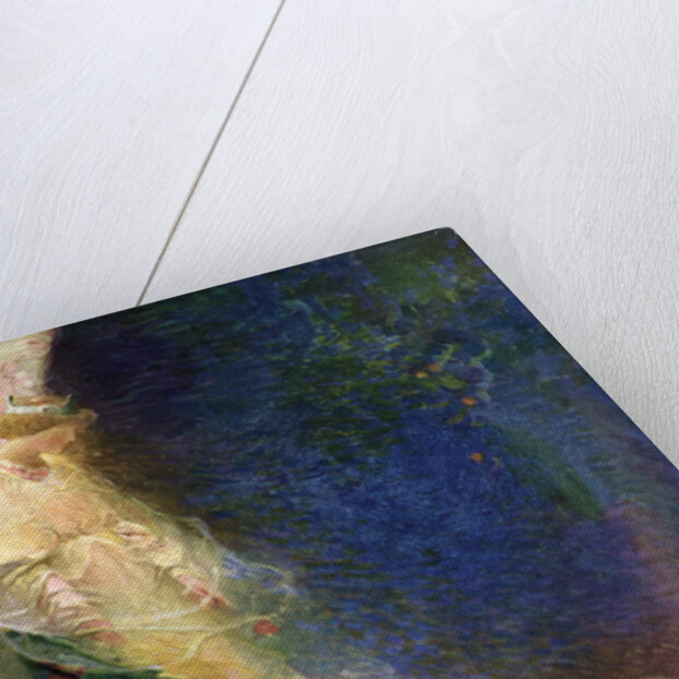 Illustration of the Vision of Joan of Arc by Frank E. Schoonover