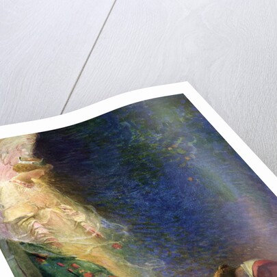 Illustration of the Vision of Joan of Arc by Frank E. Schoonover