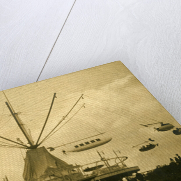 A "Flying Machine" Ride at Battersea Amusement Park, England by Anonymous
