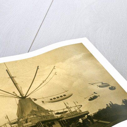 A "Flying Machine" Ride at Battersea Amusement Park, England by Anonymous