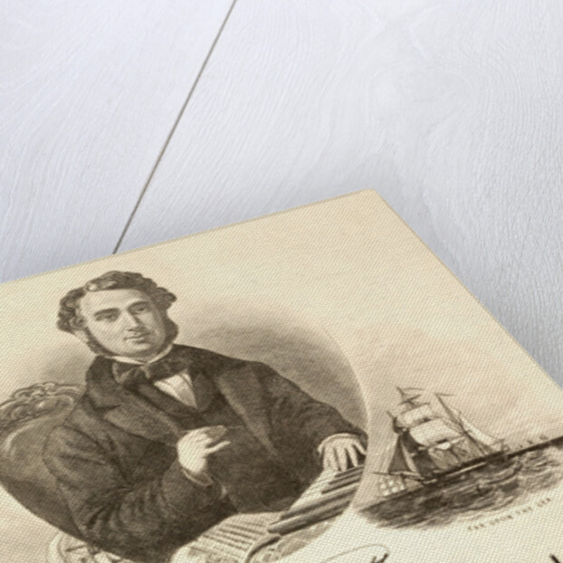 Illustration Advertising Composer Henry Russell in New York by Anonymous