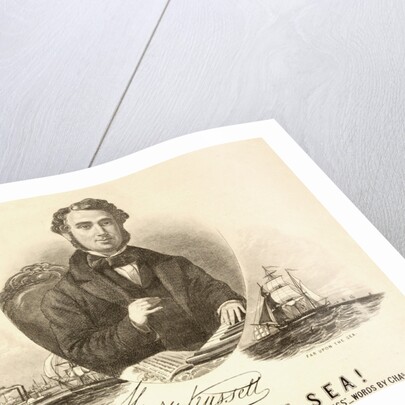 Illustration Advertising Composer Henry Russell in New York by Anonymous